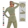 Buy cheap Seamless Scrunch Butt 100% Squat Proof Yoga Workout Outfits 4 Pieces Set from wholesalers