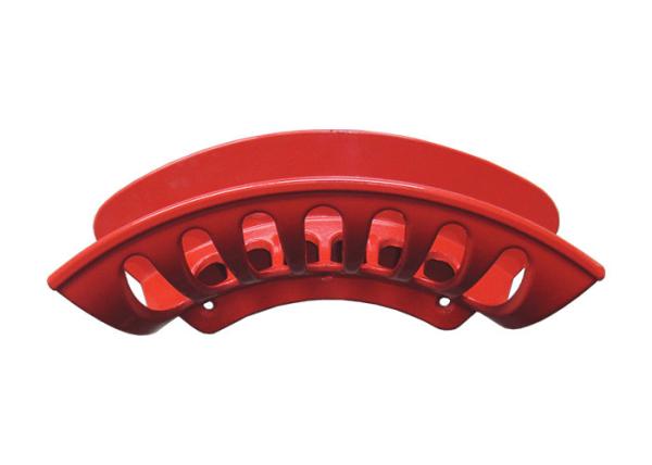 Buy cheap Aluminium Wall Mounted Hose Holder , Hose Pipe Wall Hanger Red Powder Coating from wholesalers