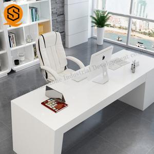 Buy cheap Sturdy Structure Solid Surface Office Furniture 3 Drawer Office Desk from wholesalers