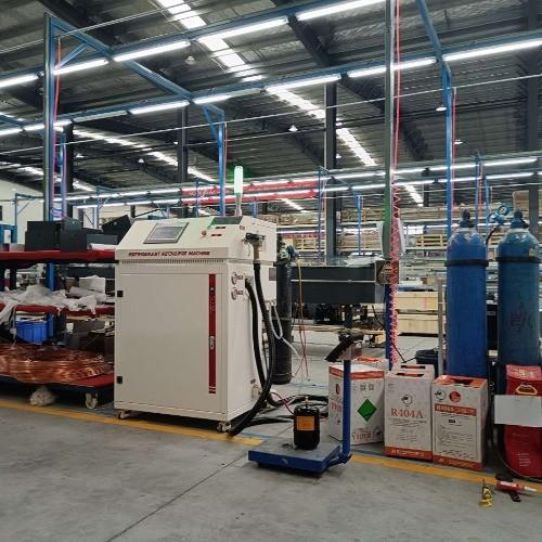 Buy cheap R134a Refrigerant Highspeed Freon Charging Station from wholesalers