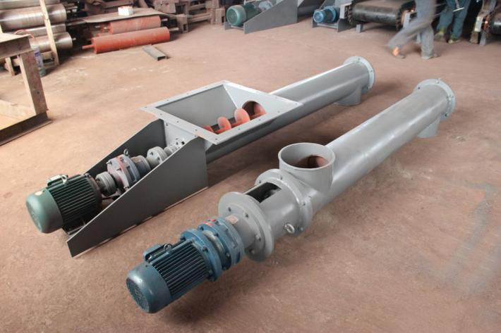 Stainless Steel Conveying Equipment , Spiral Screw Conveyor For Mining Process