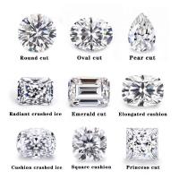 Buy cheap Lab Grown Loose Moissanite Diamond VVS Certificate 7-Carat Bright Custom product