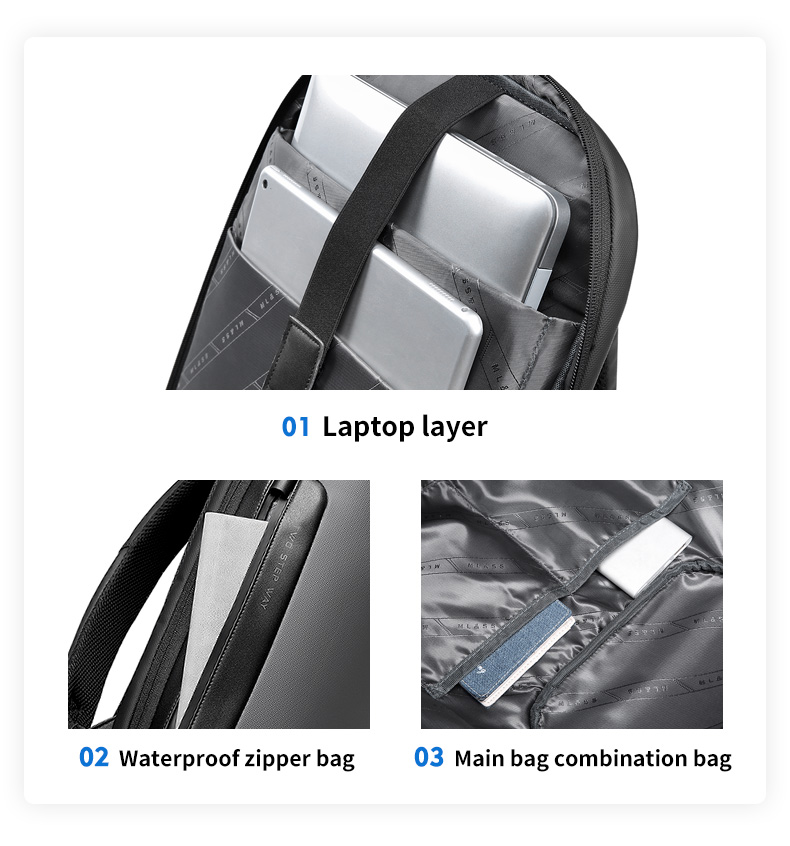 Factory hot sell custom school laptop USB charging men notebook waterproof anti theft backpack men bagpack laptop Backpack