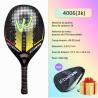 Buy cheap 3K Carbon Fiber Rough Face Beach Tennis Racket Professional Padel Tennis Racquet from wholesalers