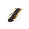 Buy cheap 2.54mm pitch 10pin Right Angle Male Brass Spring Loaded Magnetic Pogo Pin Connector from wholesalers