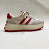 Buy cheap Women sports casual platform leather shoes for female with red blocks from wholesalers