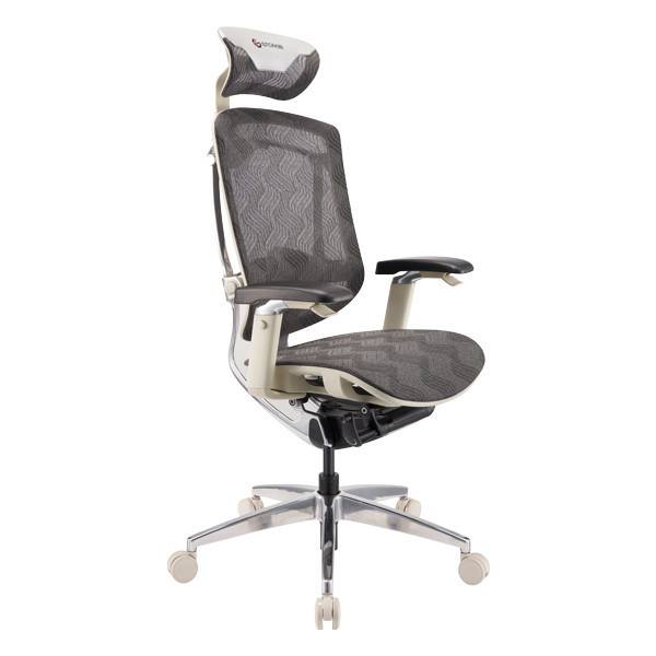 Buy cheap Grey Frame Ergonomic Office Chair Revolving Seating Back Frame from wholesalers