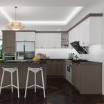 Allure Millwork Manufacturers Island Pantry Solid Wood Smart Kitchen Cabinet