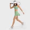 Buy cheap Sexy Breathable Mesh Women Sports Bra With Fixed Pad Adjustable Buckle from wholesalers