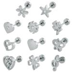 Cute Baby Stud Earrings 19 Styls Baby Girl Earrings High Quality Surgical Steel