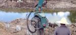 2500rpm Mini Pile Driver , Miniature Sheet Pile Driver For Mini Excavator