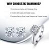 Buy cheap 4 Claws Earrings AU750 CVD DEF VS VVS Round Lab Grown Synthetic Diamonds IGI Certified from wholesalers