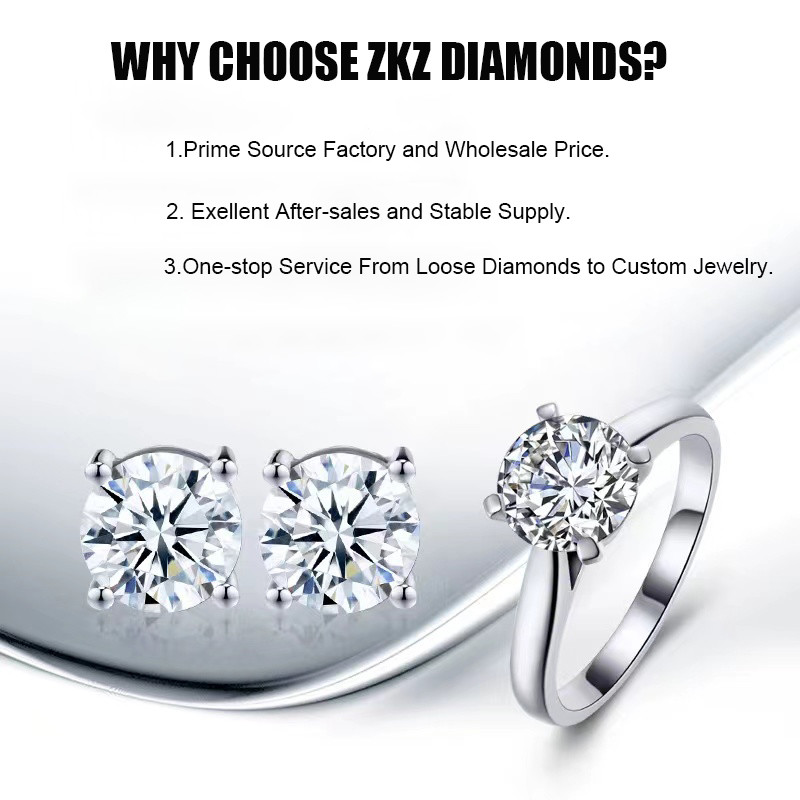 certified synthetic diamonds Lab Created Diamonds No Bow Tie No Treatment Man-made
