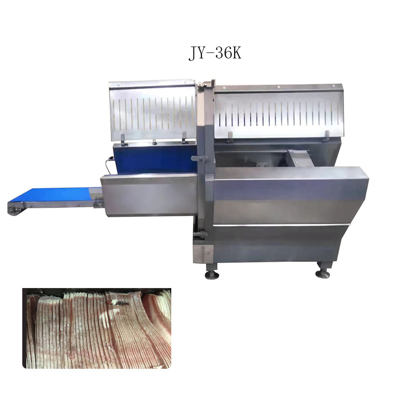Frozen Meat Beef Slicer Automatic Conveyor Belt Bacon Processing Equipment