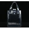 Buy cheap Transparent Makeup Bag Cosmetic Bag Pvc Tote Bag With Clear Handles And Plastic Buckle Closure, crossboady, shoulder from wholesalers