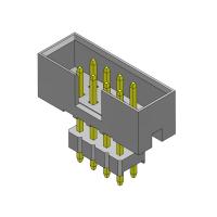 Buy cheap Dual Row Box Header Connector 2.00mm Elevated Stright Dip Type product