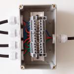 IP65 Waterproof Electrical Cable Distribution Terminal Blocks Junction Box 158