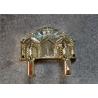 Buy cheap Customized Virgin Plastic Casket Corners Pale Golden American Style With Cathedral from wholesalers
