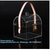 Buy cheap High-End Bamboo Handle Acrylic Portable Square Box Portable Candy Gift Box from wholesalers