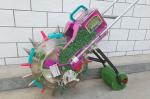 3 Rows Farming Tools Equipment 3 Wheels Vegetable Seed Sowing Machine