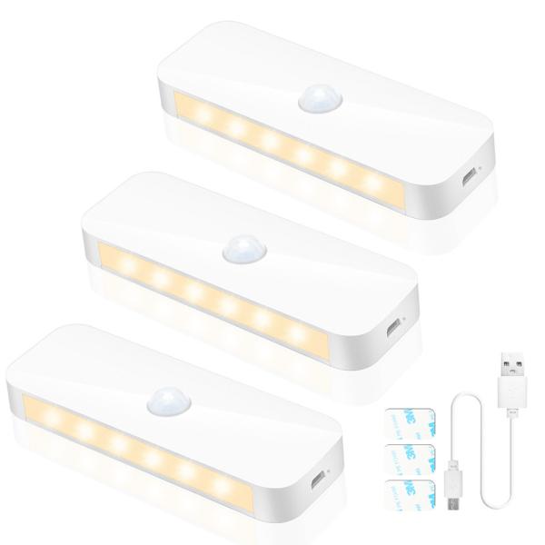 Buy cheap Magnetic Cabinet Battery Powered Sensor Light DC5V Stick On 150 Lumen from wholesalers