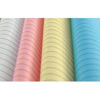 Buy cheap 5mm Stripe Polyester ESD Fabric Antistatic 2 / 3 Twill 75D X 75D product