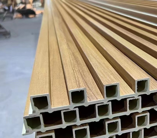 Modern Design Wood PVC Composite Exterior Wall Cladding Panel Decorative UV Resistant Wpc Wall Panel Cladding