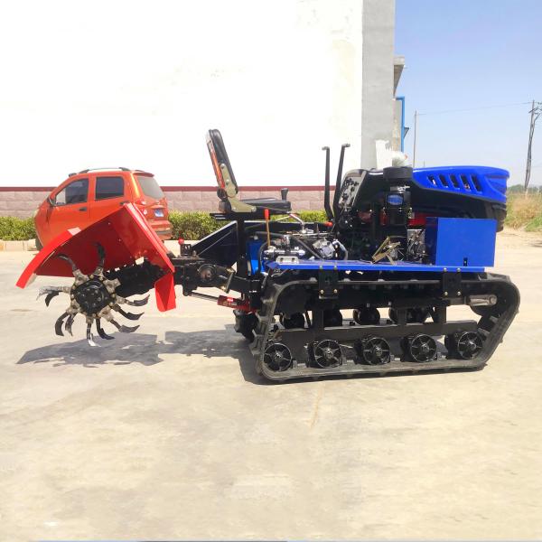 Buy cheap Red Blue Diesel Engine Tractor Farm Orchard Paddy Field Mini Tractor from wholesalers