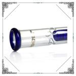 8 Arms Perc Glass Water Pipe With Splash Guard Straight Tube