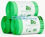 Kitchen Trash Collection Biodegradable Food Waste Bags / Compostable Garbage Bag