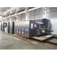 Buy cheap Corrugated Carton Making Machine Lead Edge Feeder Four Color Flexographic product