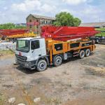 Hydraulic Machining Putzmeister 42m Cocnrete Pump Truck Renovated Condition in