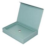 Recycled Flat Folding Cardboard Magnetic Closure Gift Box For Wedding Dress