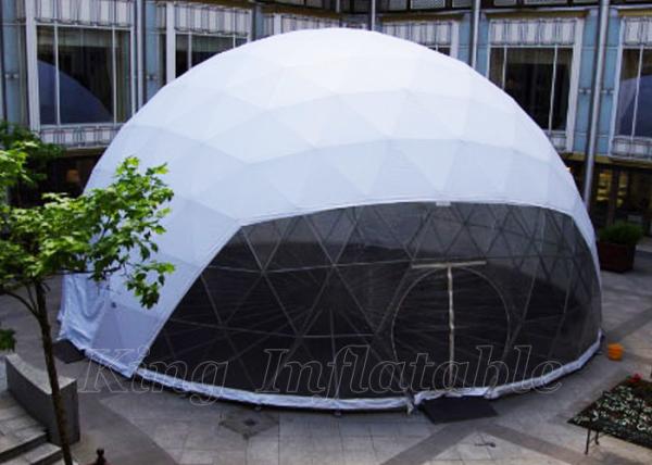 Buy cheap Outdoor Wedding Party Events Exhibition Glamping Shelter Geodesic Dome Tent from wholesalers