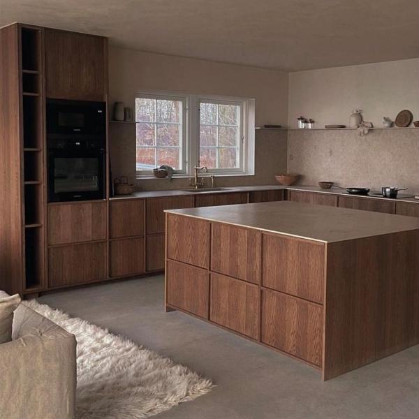 Buy cheap New Design Classic Style Modular Stainless Steel Kitchen Cabinet Set Free Standing Island Solid Wood Plywood Marble Glass Sink from wholesalers