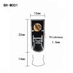 Silicon Acoustic Door Bottom Seals Concealed Automatic Drop Down Aluminium