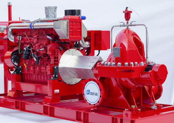 Buy cheap UL Listed Red Color Split Case Fire Water Pump Ductile Cast Iron Material from wholesalers