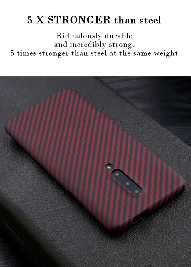 Durable Matte Finish Military Grade Aramid Fiber Phone Case For One Plus 8