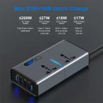200W Car Power Inverter Dc 12V 24V To 110V 220V Ac Car Char Power Inverter With