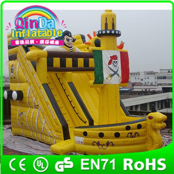 Buy cheap Commercial inflatable water slide slip n slide,giant inflat slide for kids and adult from wholesalers