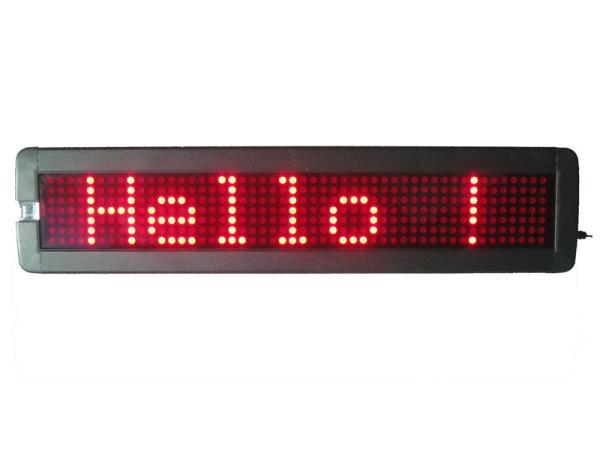 Buy cheap P7.62 LED Moving Sign with remote control F750R Red color from wholesalers
