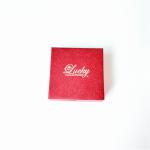 Logo Embossed Rigid Hexagon Paper Gift Box Packaging Red Jewelry Gift Box Custom