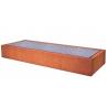 Buy cheap Weather Resistant Rusted Steel Water Feature 600mm Rectangular from wholesalers
