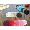Buy cheap Cotton Vintage Doily Patterns Colored Crochet Doilies Placemats for Wedding Round Tablemat from wholesalers