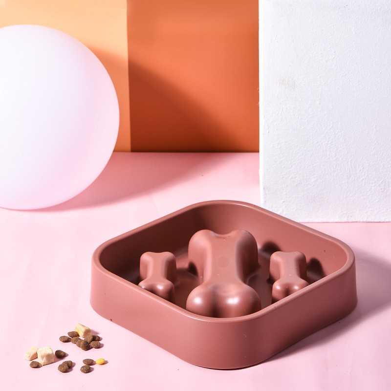 Hot Selling Pet Slow Food Bowl Cat Dog Slow Food Bowl Puppies Slow Food Anti-Choking Food Bowl Cat Bowl Dog Bowl