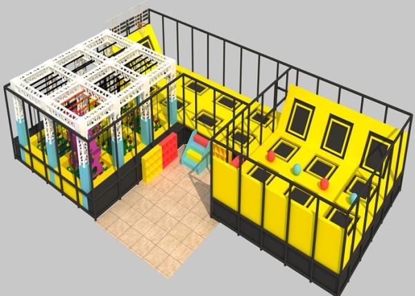 Buy cheap Customized Indoor Trampoline Park Playground Center Equipment With Dodge Ball from wholesalers