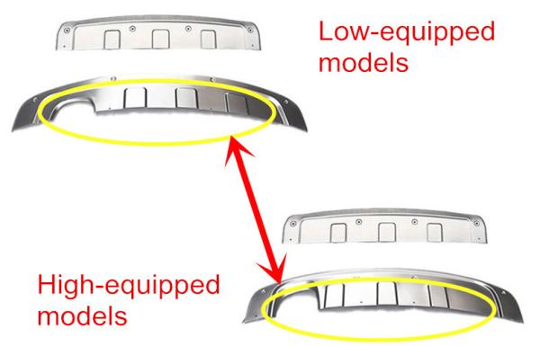 Buy cheap Stainless Steel Bumper Skid Plates For Long Wheel Base Volkswagen Tiguan 2013 from wholesalers