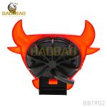 80V Bull Shape RGB Flash 2 Beads Auxiliary Projector Fog Light For Bike