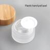 Buy cheap Lotion Bamboo Cover 15g 20g Frosted Glass Cream Bottle from wholesalers