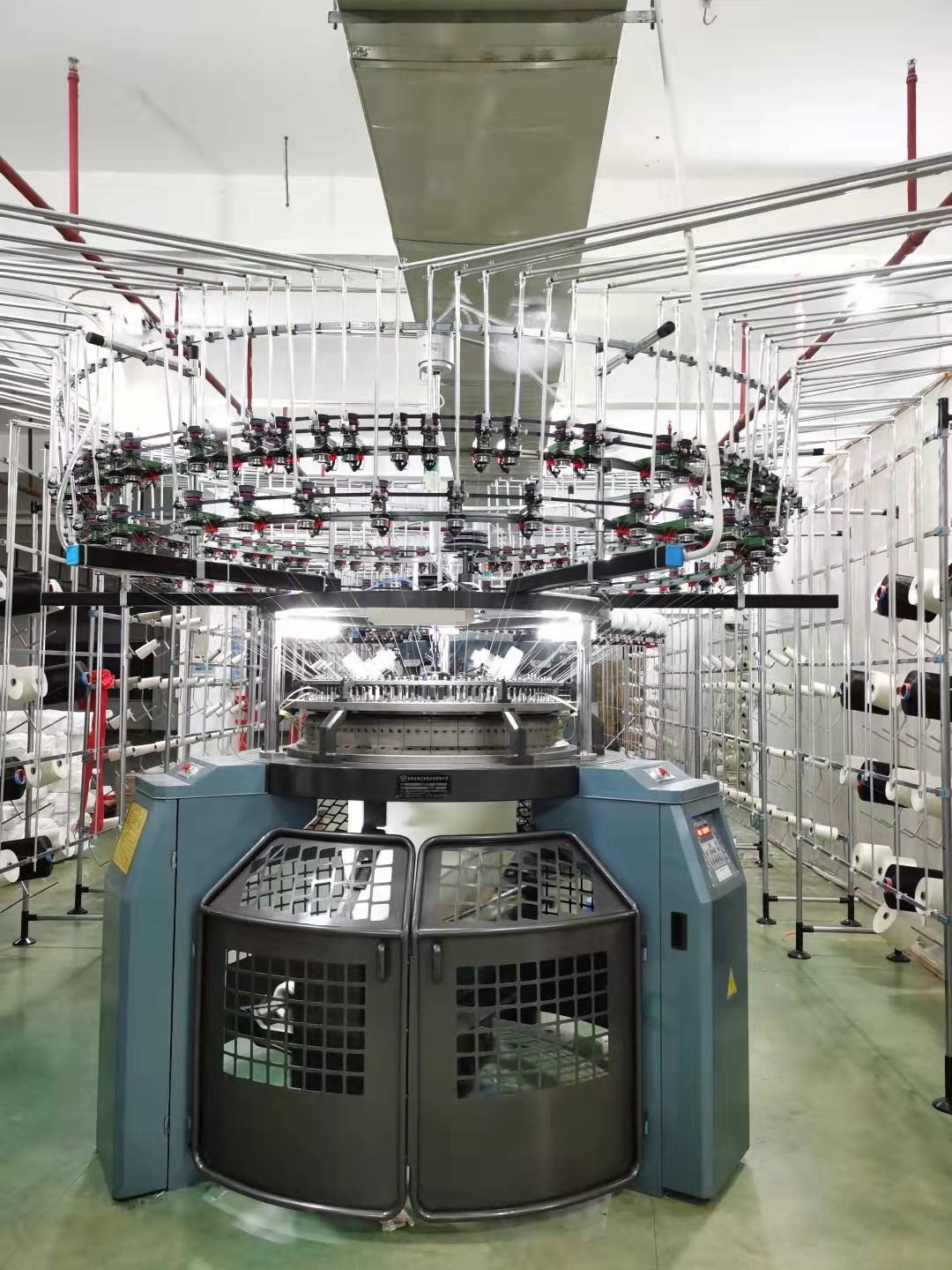 Three Thread Single Jersey Fleece Knitting Machine Circular Textile Machine